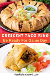Crescent Roll Taco ring