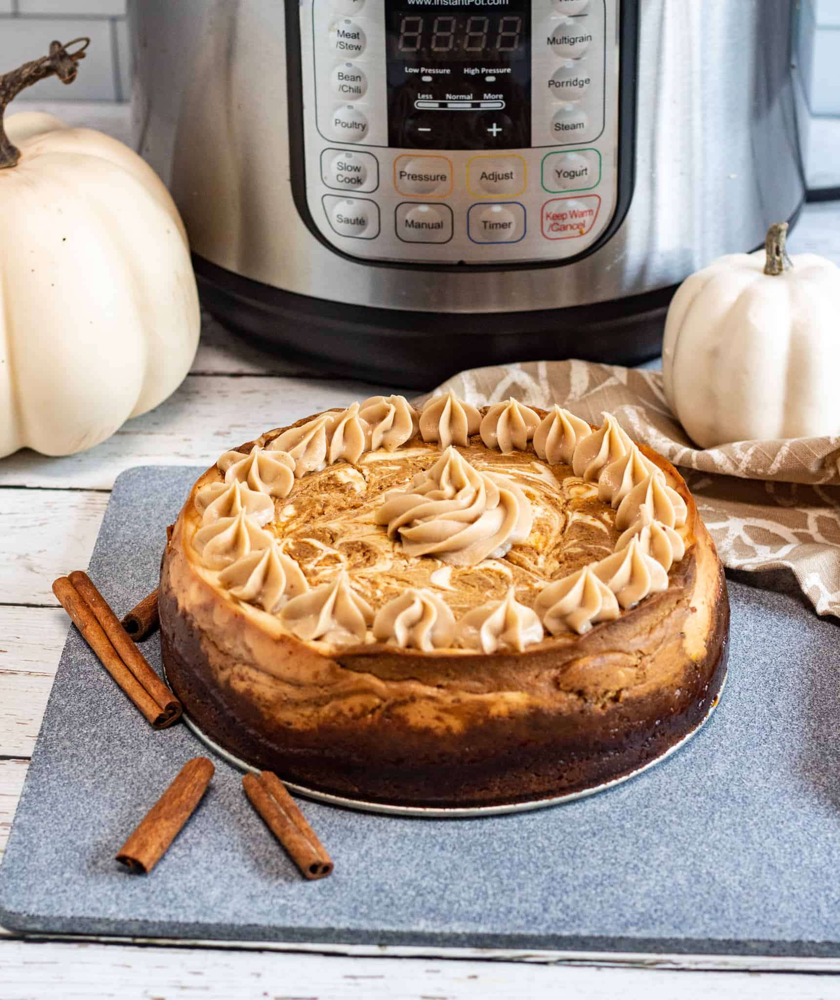 Maple Pumpkin Cheesecake Instant Pot Recipe Easy and Delicious