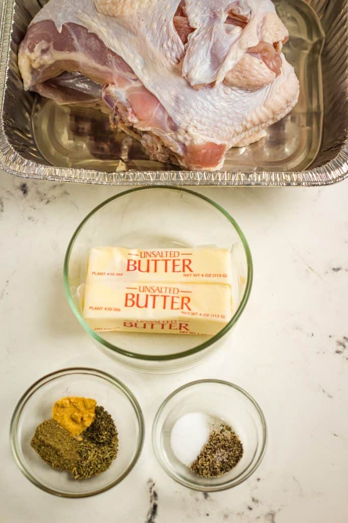 ingredients for a pellet grill smoked turkey breast