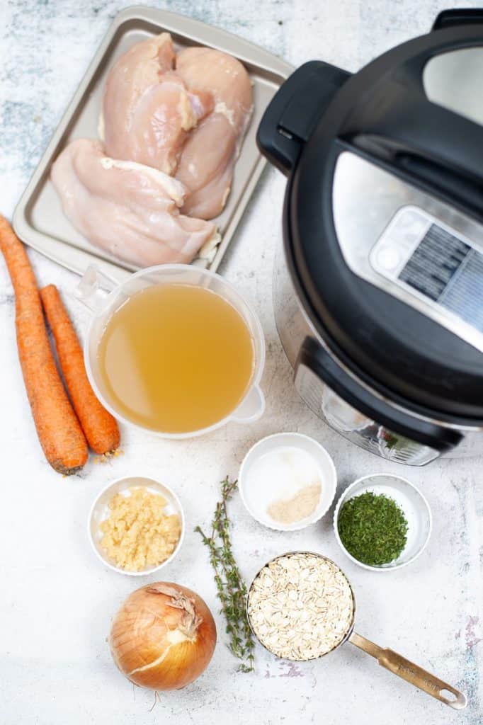ingredients for instant pot chicken barley soup