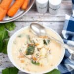 bowl of chicken gnocchi soup