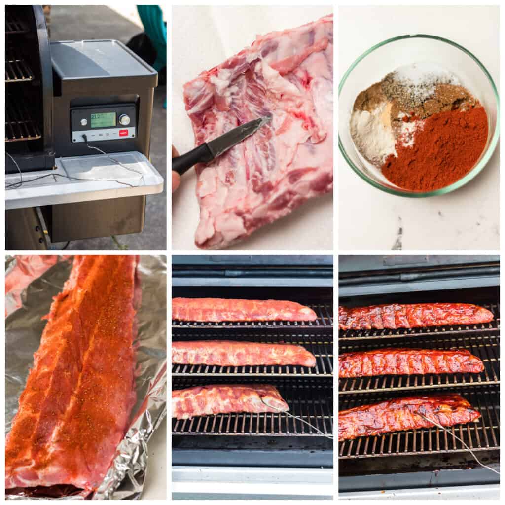 pictures showing how to make bbq smoked ribs