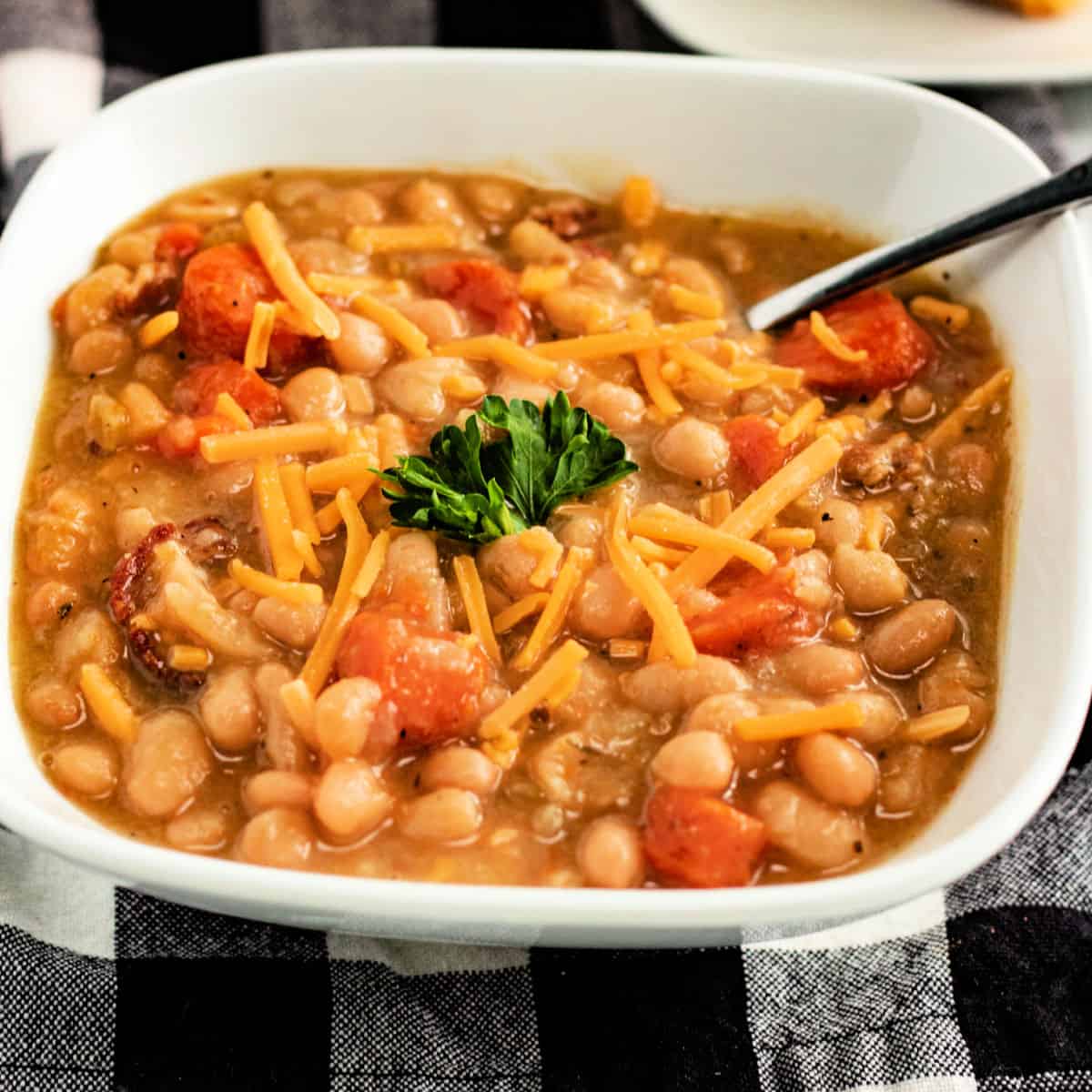 Slow Cooker Bean And Bacon Soup Recipe
