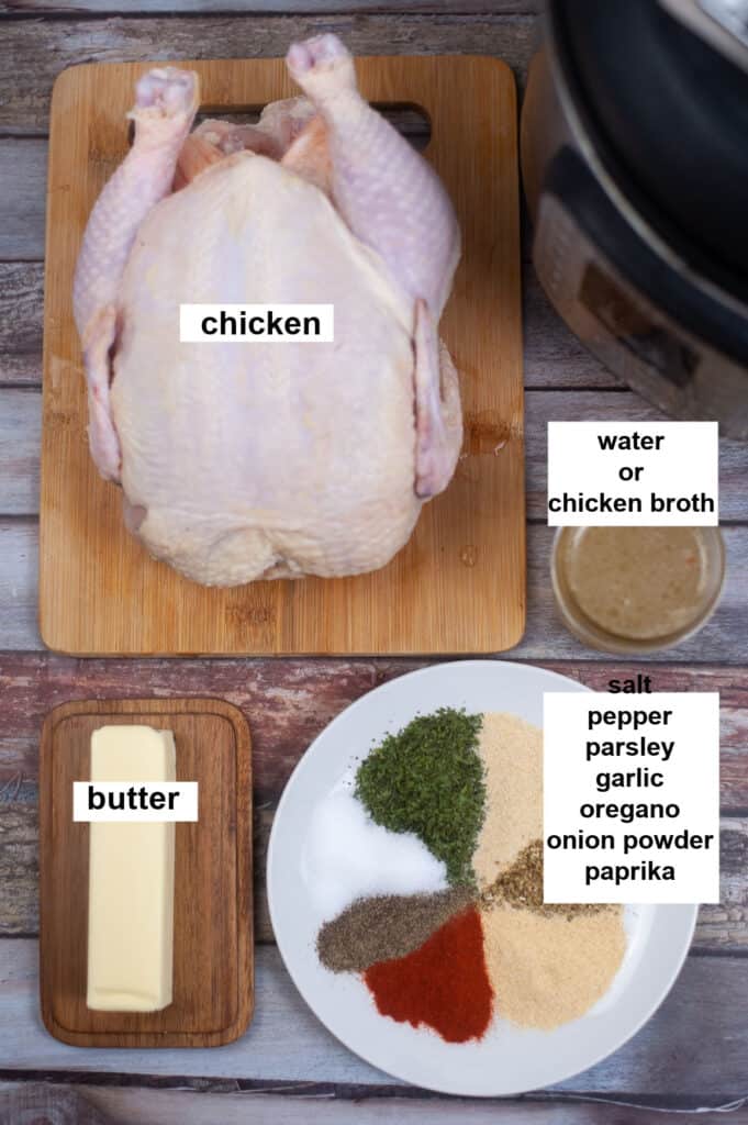 roast chicken ingredients