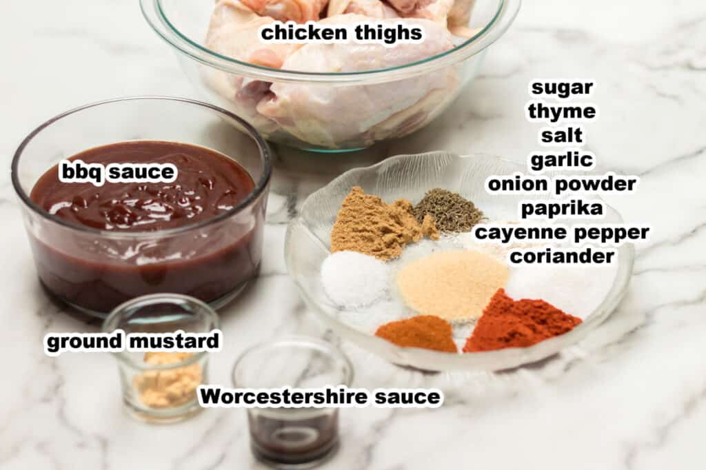 slow cooker bbq chicken thighs ingredients