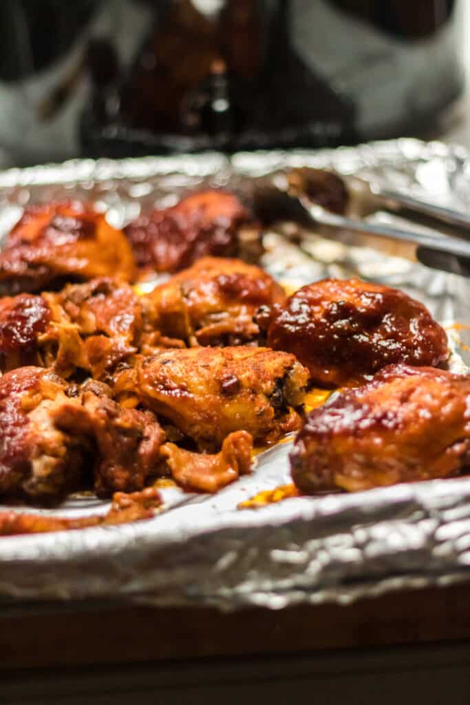 broiling bbq chicken thighs
