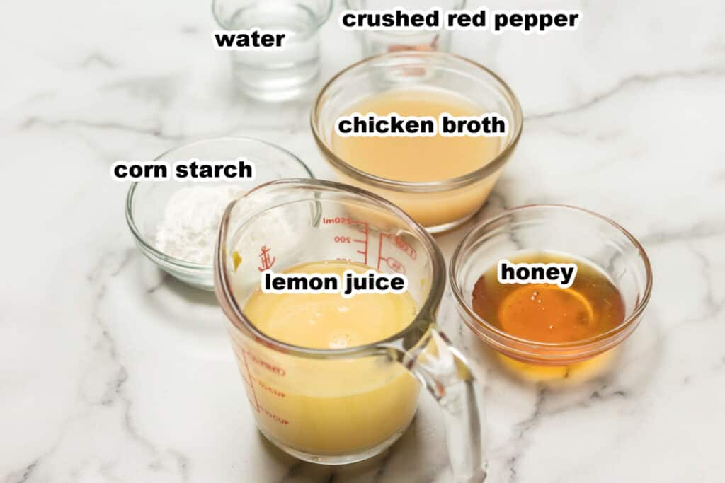 ingredients lemon chicken sauce