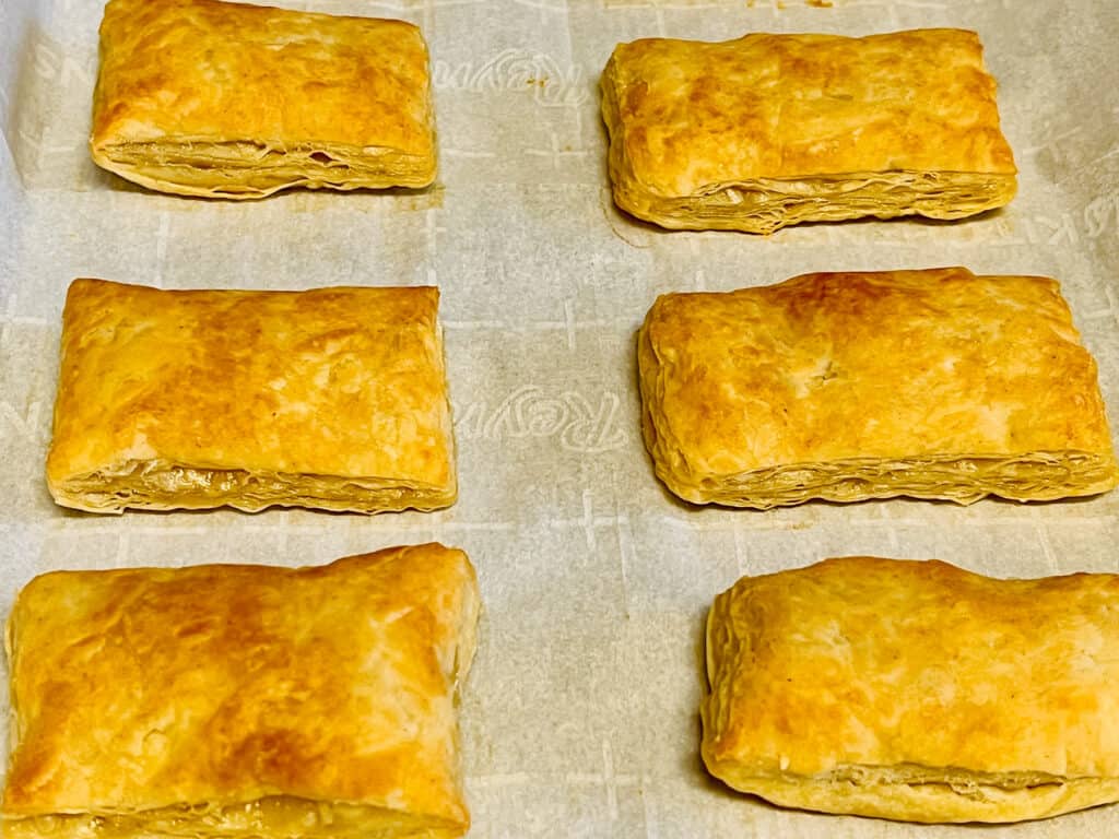 puff pastry baked